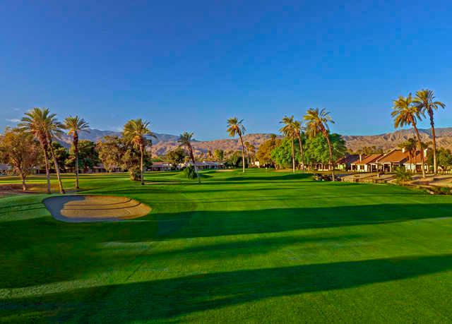 View from a fairway at Palm Desert Resort Country Club.