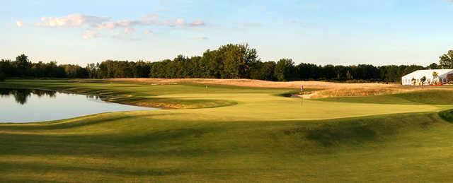 A view of a hole at Seneca Hickory Stick Golf Course.