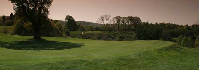 A view of a green at Hexham Golf Club.