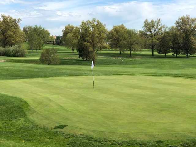 A view of a hole at Uniontown Country Club.