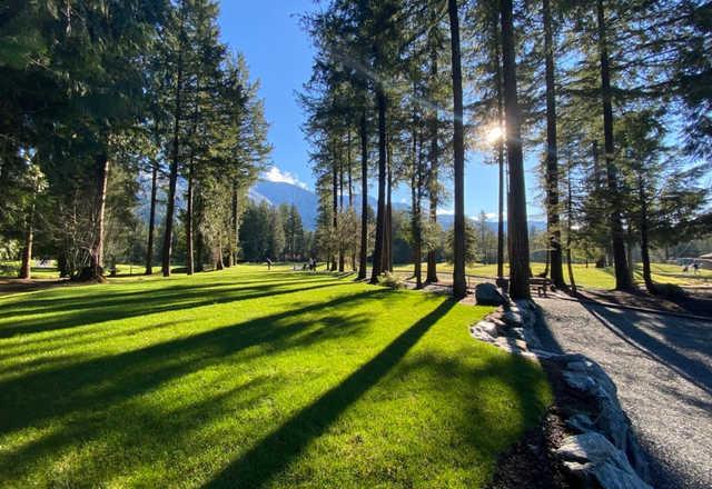 A view from Cultus Lake Golf Club.