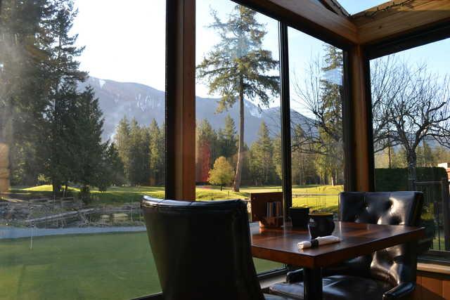 A view from Cultus Lake Golf Club.