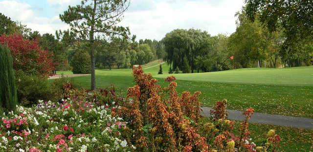 A view of green #6 at Red from Glen Eagle Golf Club.