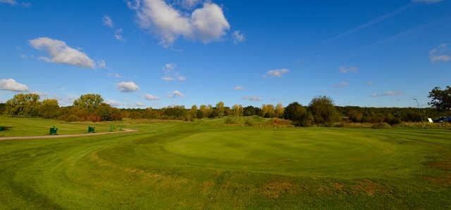 View of the 18th green at Chingford Golf Course.
