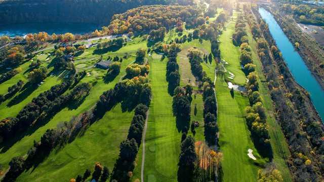 Aerial view from Whirlpool Golf Course.