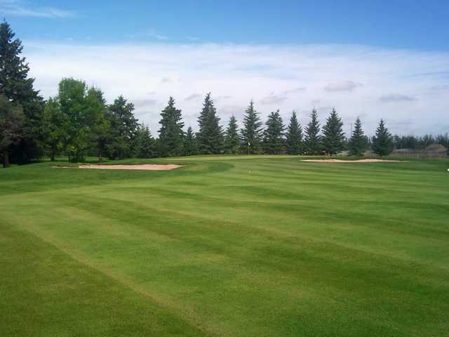 A view of hole #8 at Twin Willows Golf Club.