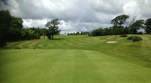 A view of a hole at Bracken Ghyll Golf Club.