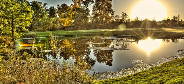 A sunny day view from Hunters Ridge Golf Course.