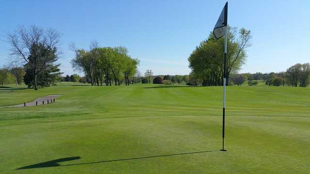 A view of a hole at Bonnie Brook Golf Course.