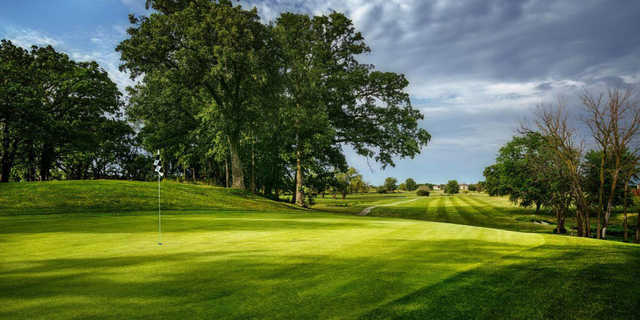 A view of a hole at Cardinal Creek Golf Course.