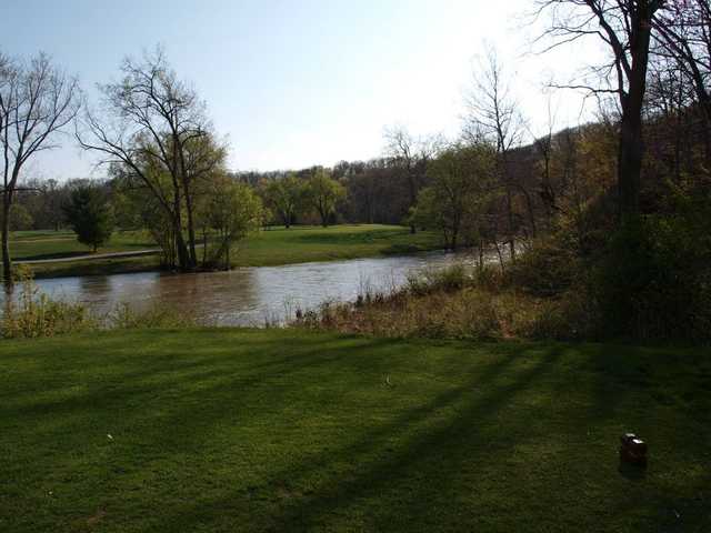 A view from tee #8 at Harrison Park Golf Course.