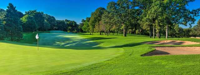 A view of a green at Elgin Country Club.