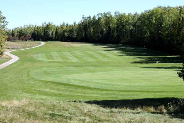 View of the 13th green at Red Lake Golf and Country Club.