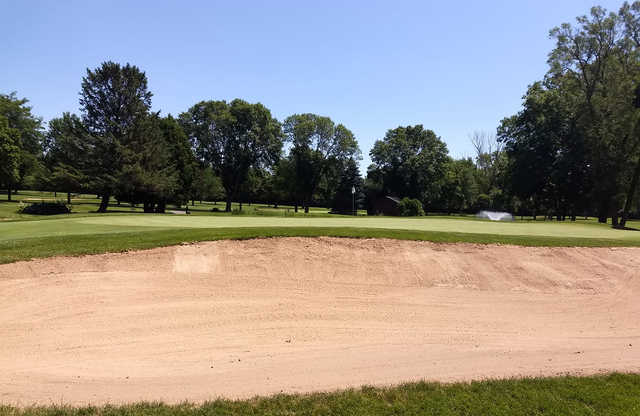 A view of a hole at Oshkosh Country Club.