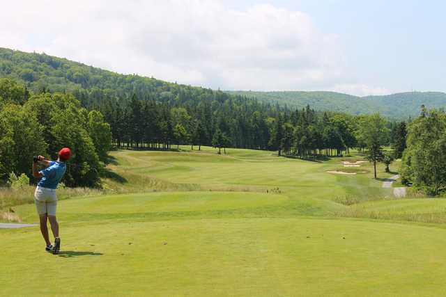 A view from a tee at The Lakes Golf Club.