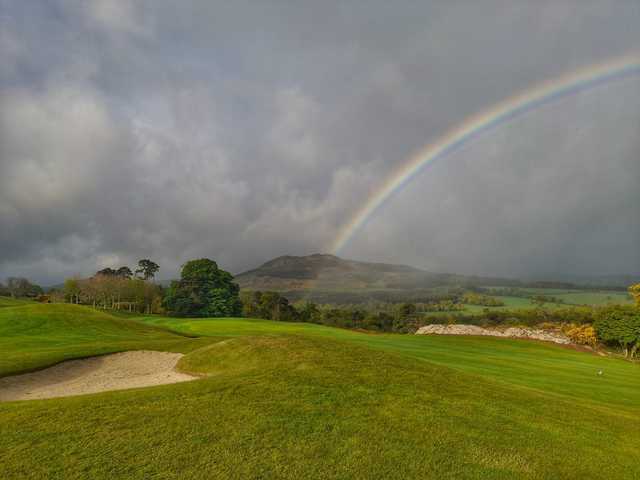 A view of the rainbow protecting Bray Golf Club.