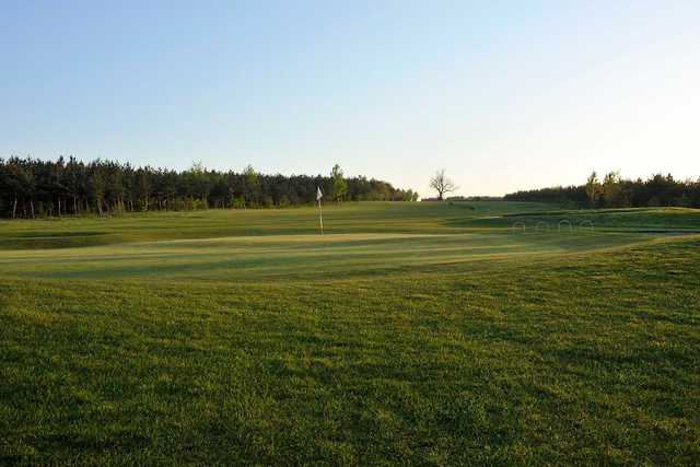 A view of a green at Burgham Park Golf Club.