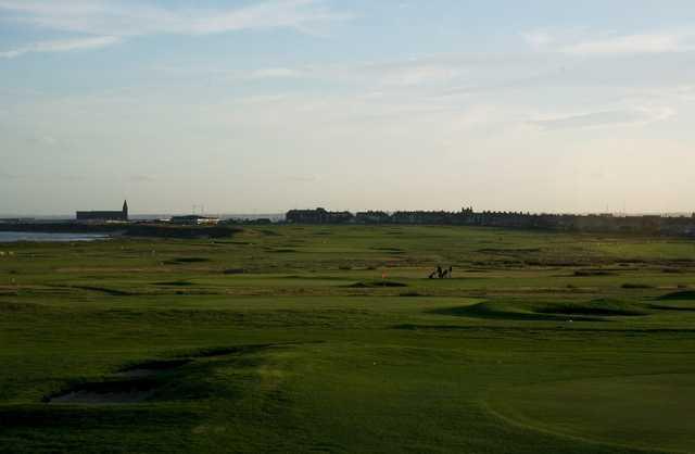 A view from Newbiggin Golf Club.