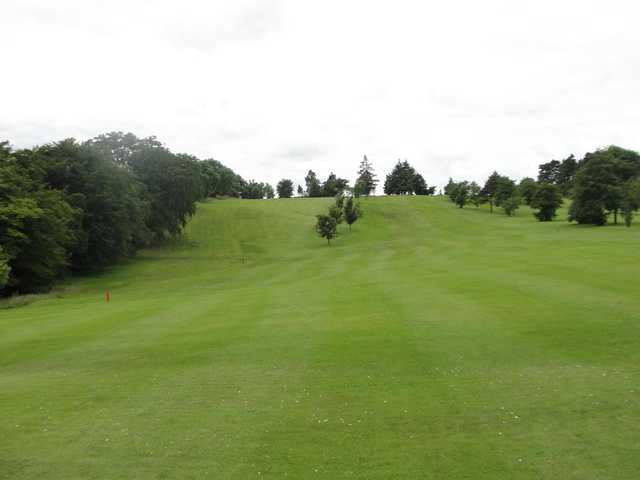 A view of a fairway at Haltwhistle Golf Club.