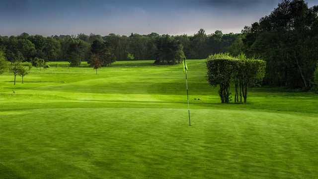 A view of a green at Wortley Golf Club.
