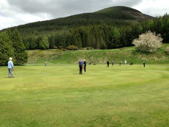 A view from Innerleithen Golf Club.