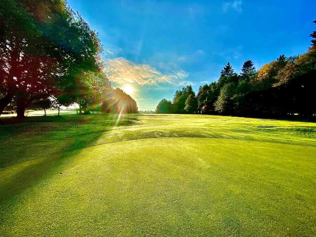 A sunny day view from Stourbridge Golf Club.