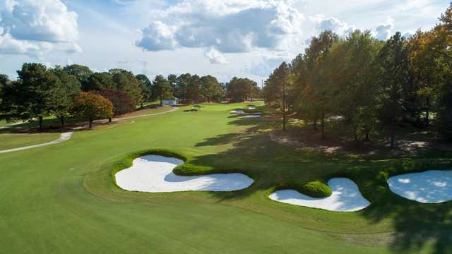 Aerial view from Belmont Golf Course.
