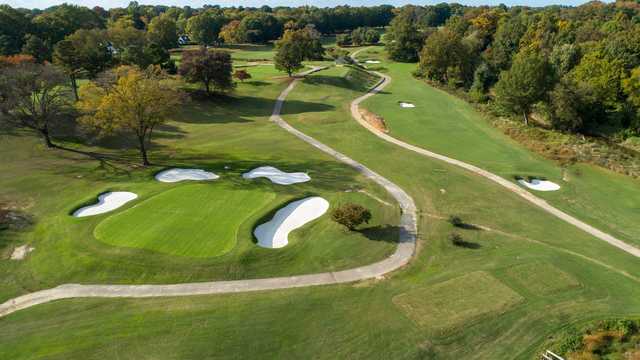 Aerial view from Belmont Golf Course.