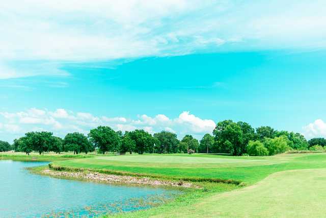 View of a green at Kings Creek Country Club.