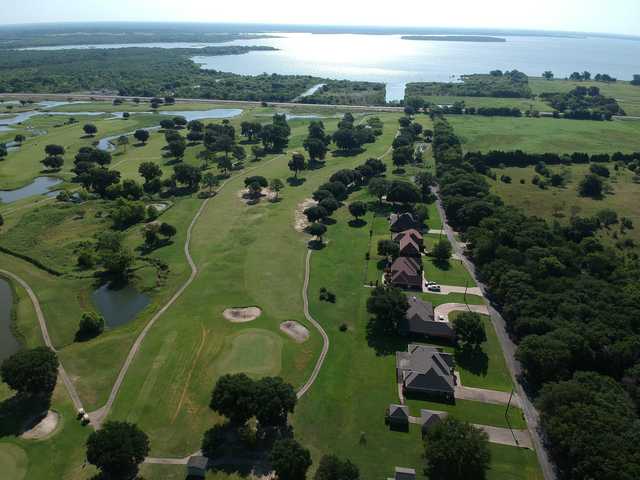 Aerial view of the Kings Creek Country Club.
