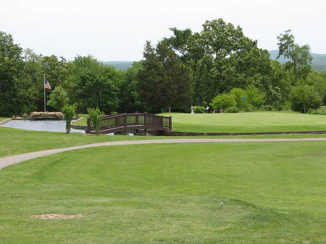 A view of hole #11 at Skyview Course from Terre Du Lac Golf & Country Club.