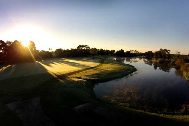 A view from GlenLakes Country Club.