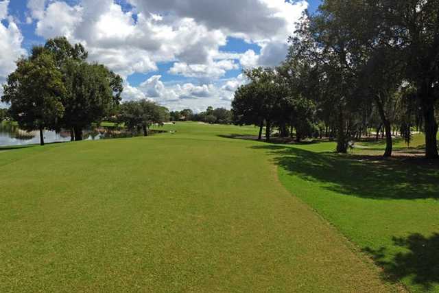 View from a fairway at GlenLakes Country Club.
