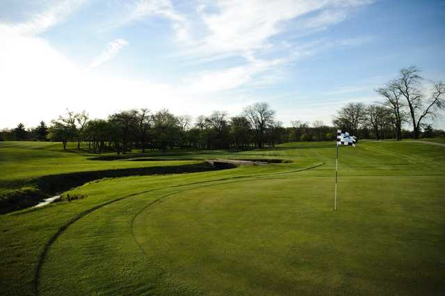 A view of a hole at Cross Creek Golf Course.