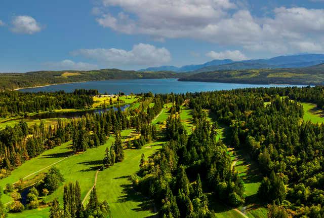 Aerial view from Discovery Bay Golf Club.