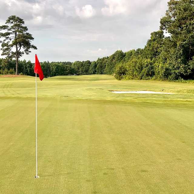 View from the 18th green at West Pines Golf Club.