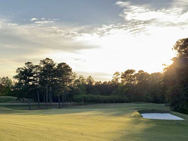 View of a green at West Pines Golf Club.