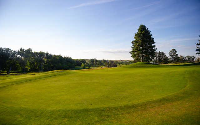 View from a green at Spring Valley Golf Course.