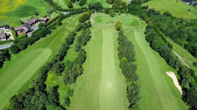 Aerial view from Park Wood Golf Club.