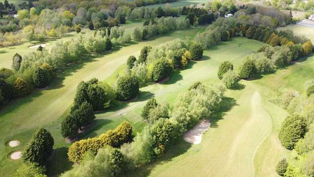 Aerial view from Park Wood Golf Club.
