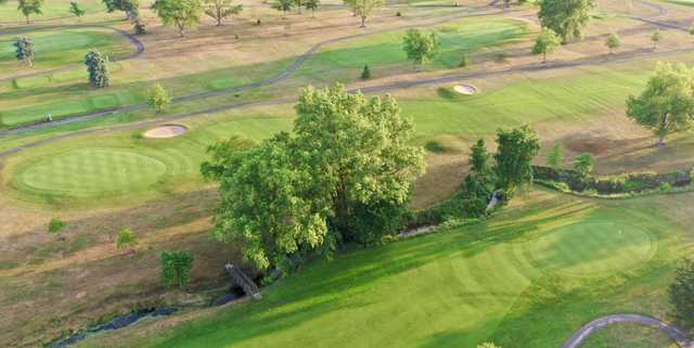 Aerial view from Loudon Meadows Golf Club.