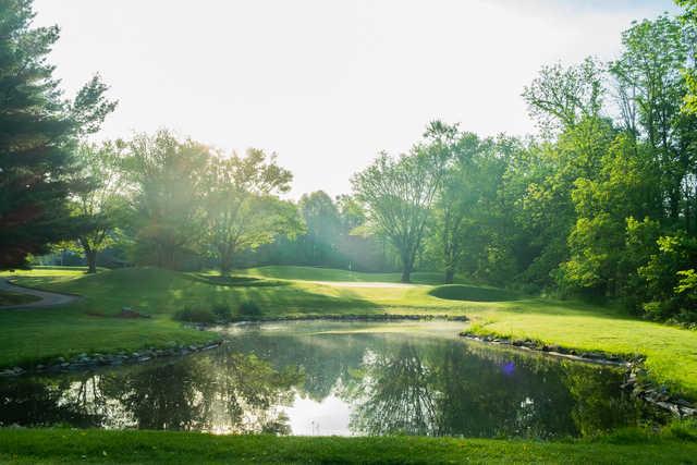 View of a green at Eagle Pointe Golf & Tennis Resort.