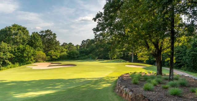 View of the 1st hole at The Chimneys Golf Course.