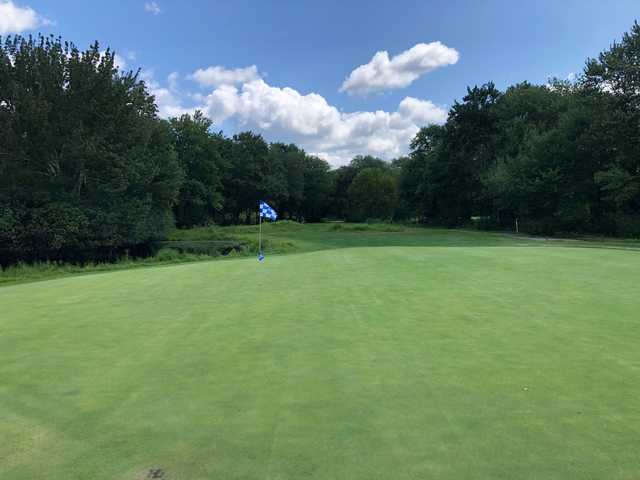 View of a green at Norwood Country Club.