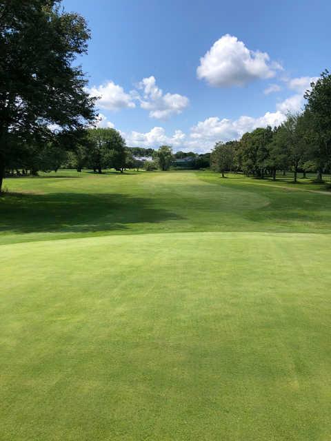 View of a green at Norwood Country Club.