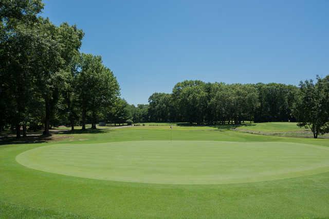 View from a green at Rockland Golf Course.