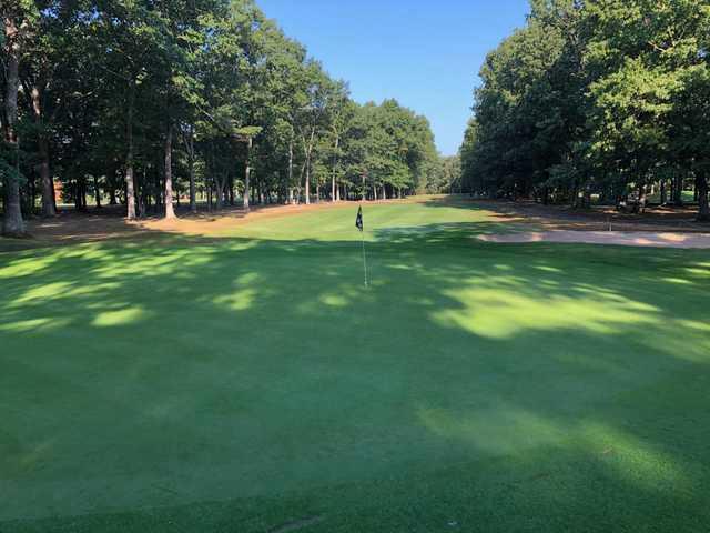 Looking back from the 7th green at Rockland Golf Course.