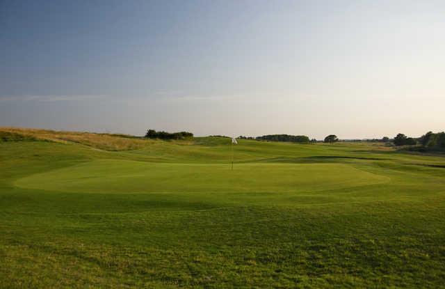 View of the 3rd green from the North/East Course at Ingrebourne Links Golf & Country Club.