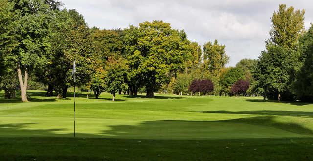A view of a hole at Datchet Golf Club.
