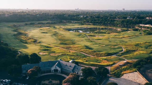 Aerial view from The Quarry Golf Course.